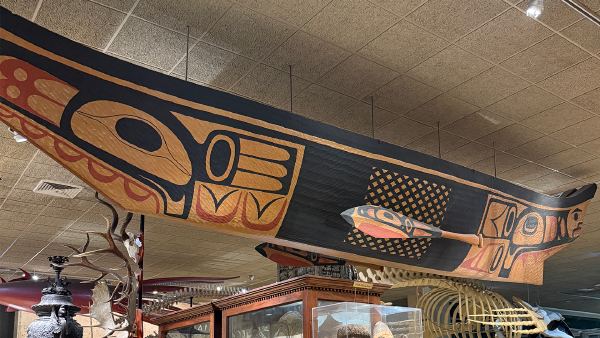 Haida canoe in MPM
