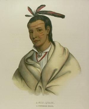 portrait of native american man