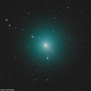 comet in space