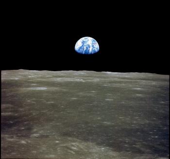 earth as seen from the moon