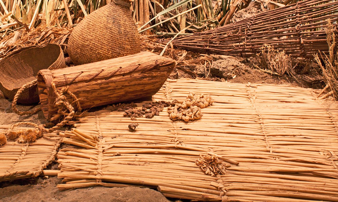 selection of items made from wood and wicker